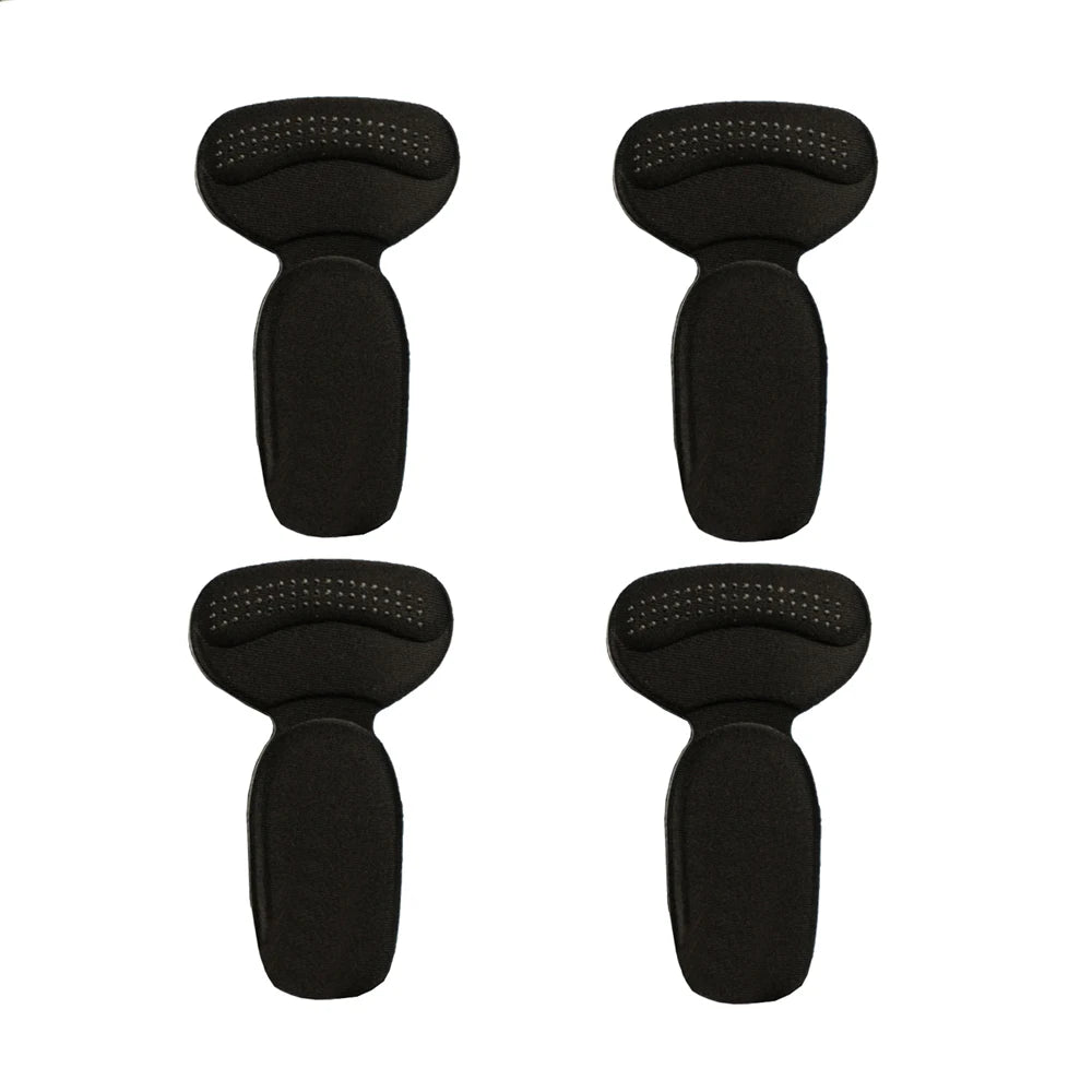 4Pcs Heel Pads Sticker Self-Adhesive Shoe Pads for Too Big Shoes Reduce Size Insert High Heels Pain Relief Insole Heel Protector