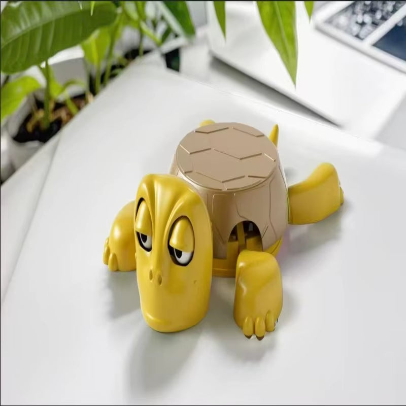 Quirky Turtle Coaster Panicked Turtle Insulated Coaster Ornament Stress Relieve Funny Bugsy Doll Mug Base Decoration