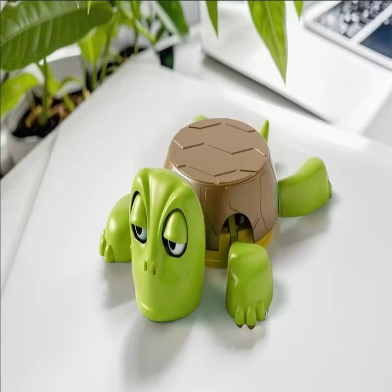 Quirky Turtle Coaster Panicked Turtle Insulated Coaster Ornament Stress Relieve Funny Bugsy Doll Mug Base Decoration