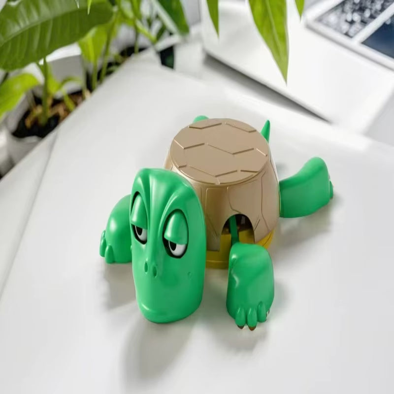 Quirky Turtle Coaster Panicked Turtle Insulated Coaster Ornament Stress Relieve Funny Bugsy Doll Mug Base Decoration